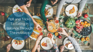 Family sharing a holiday meal at the table