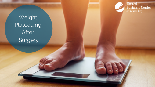 Someone weighing themselves on electronic scale