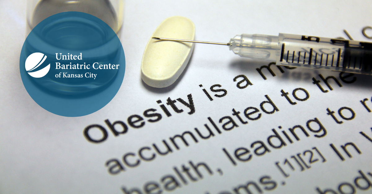 Pills, syringe, and obesity definition
