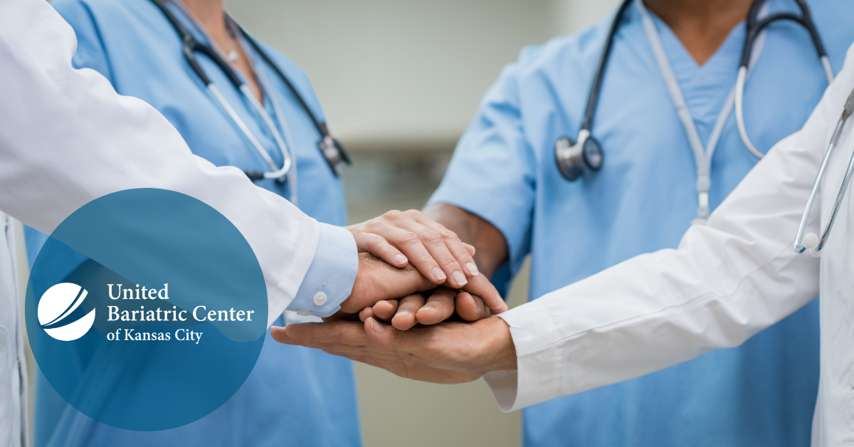 Bariatric surgeons and nurses