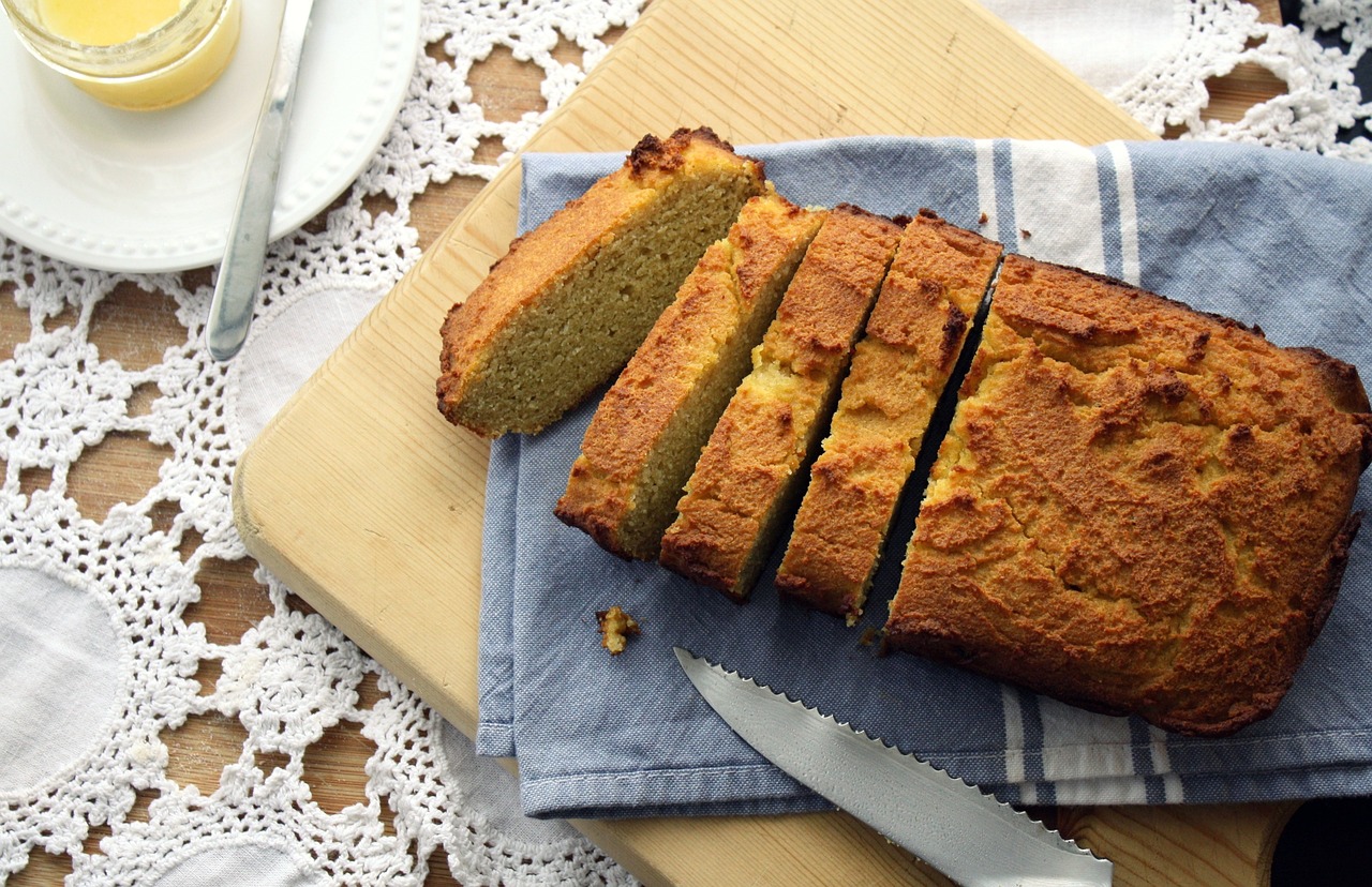 A sliced loaf of gluten-free bread